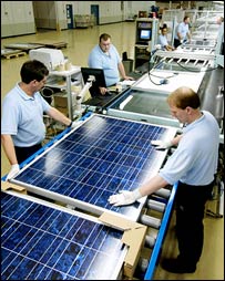 Productie zonnepanelen Productie zonnepanelen